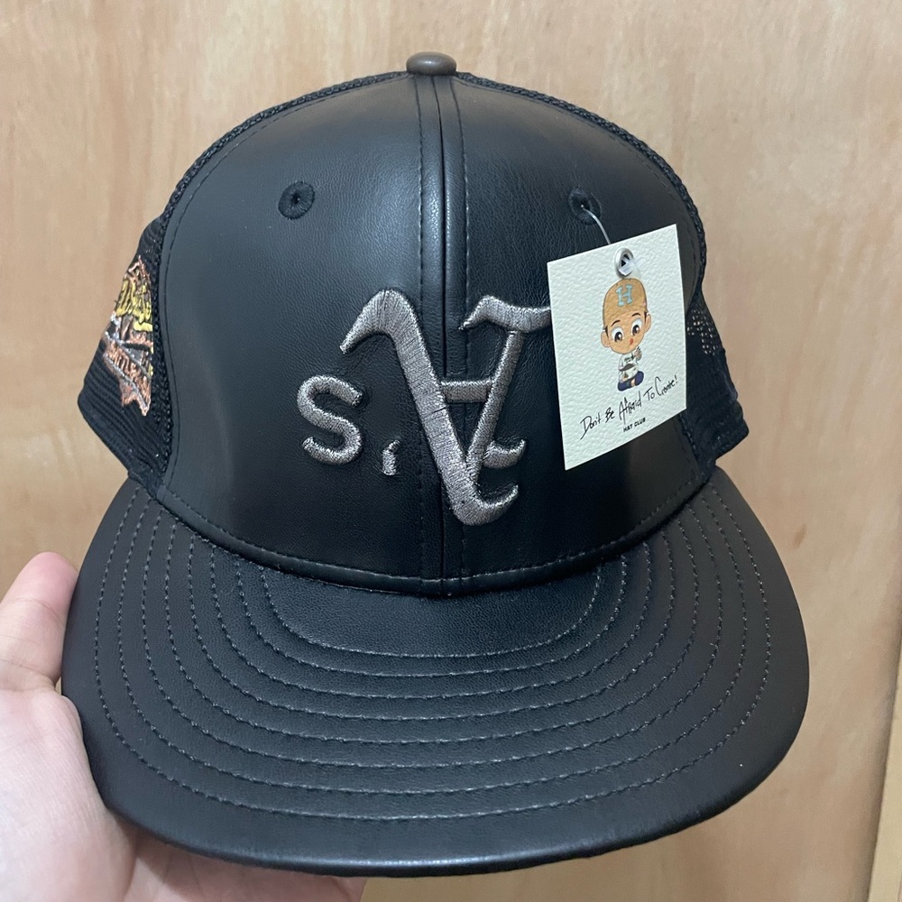 Hat club Rahnni fitteds Oakland athletics battle of the bay patch Kanye  7 1/4